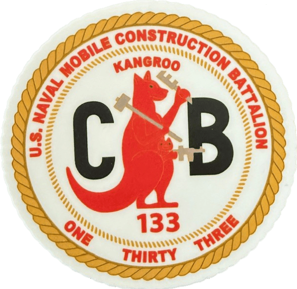 NMCB 133 DECALS ~ 3" IN SIZE - Image 3