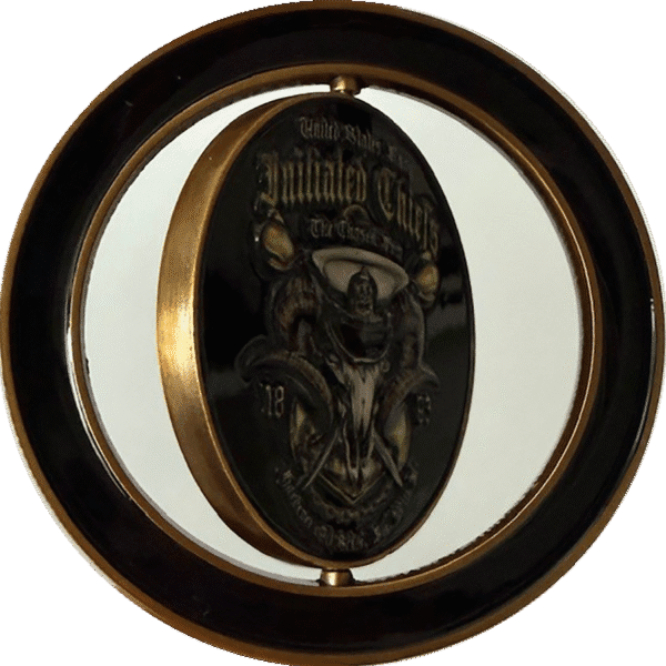 NAVY CHIEF PETTY OFFICER SPINNER COIN ~ 63 mm